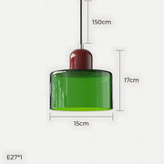 Acorn Frame Glass Pendant Light — gallery image 27