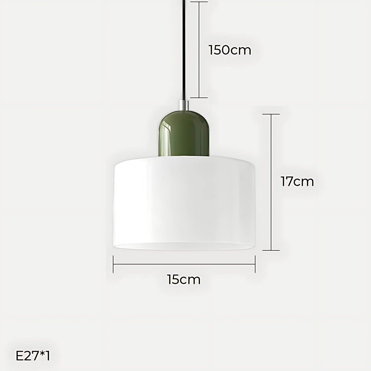 Acorn Frame Glass Pendant Light — gallery image 36