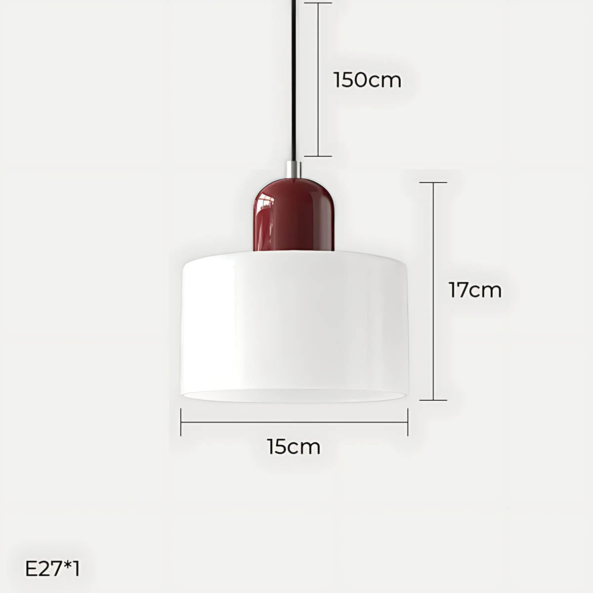 Acorn Frame Glass Pendant Light — gallery image 37
