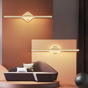 Eversley Frame Aluminum Linear Wall Sconce — gallery image 17