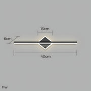 Eversley Frame Aluminum Linear Wall Sconce — gallery image 24