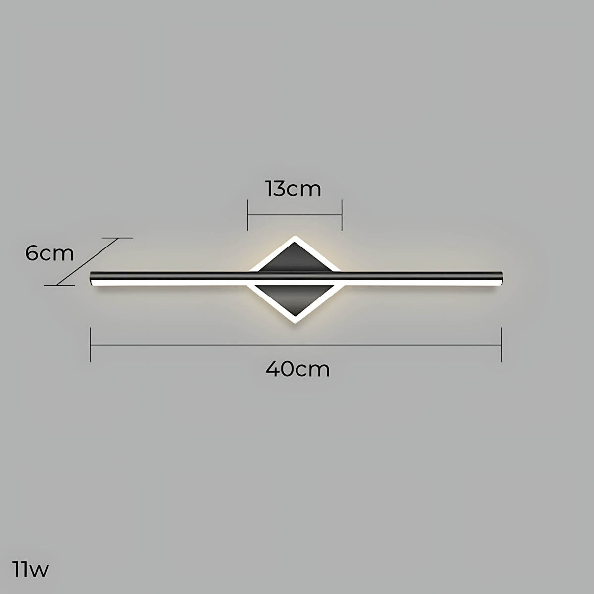 Eversley Frame Aluminum Linear Wall Sconce — gallery image 24
