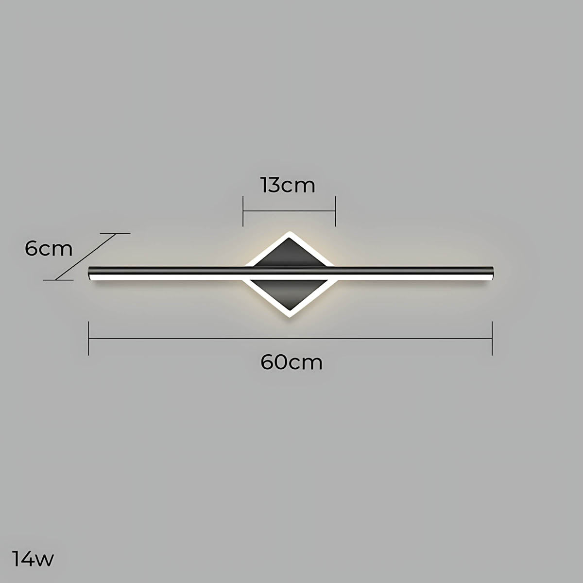 Eversley Frame Aluminum Linear Wall Sconce — gallery image 25