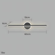 Eversley Frame Aluminum Linear Wall Sconce — gallery image 27