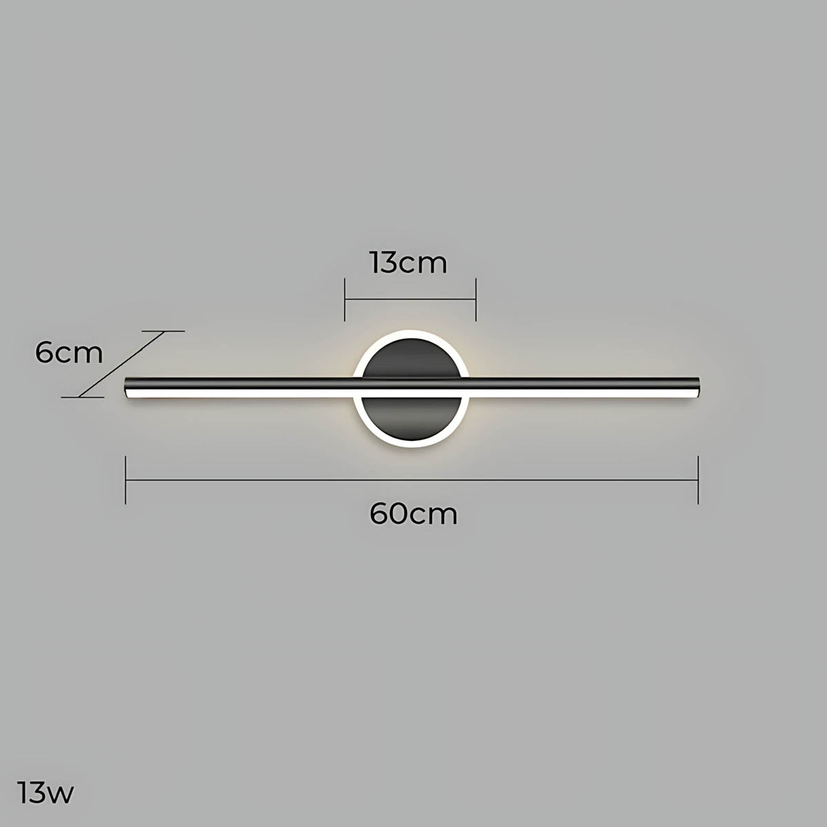 Eversley Frame Aluminum Linear Wall Sconce — gallery image 27