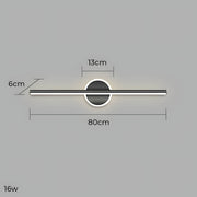Eversley Frame Aluminum Linear Wall Sconce — gallery image 28