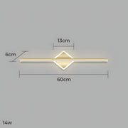 Eversley Frame Aluminum Linear Wall Sconce — gallery image 30