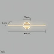Eversley Frame Aluminum Linear Wall Sconce — gallery image 34