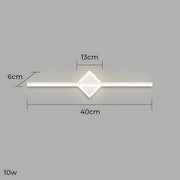 Eversley Frame Aluminum Linear Wall Sconce — gallery image 35