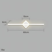 Eversley Frame Aluminum Linear Wall Sconce — gallery image 36