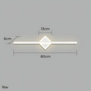 Eversley Frame Aluminum Linear Wall Sconce — gallery image 37