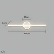 Eversley Frame Aluminum Linear Wall Sconce — gallery image 40