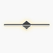 Eversley Frame Aluminum Linear Wall Sconce — gallery image 1