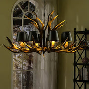 Elmsford Frame Resin Chandelier — gallery image 8