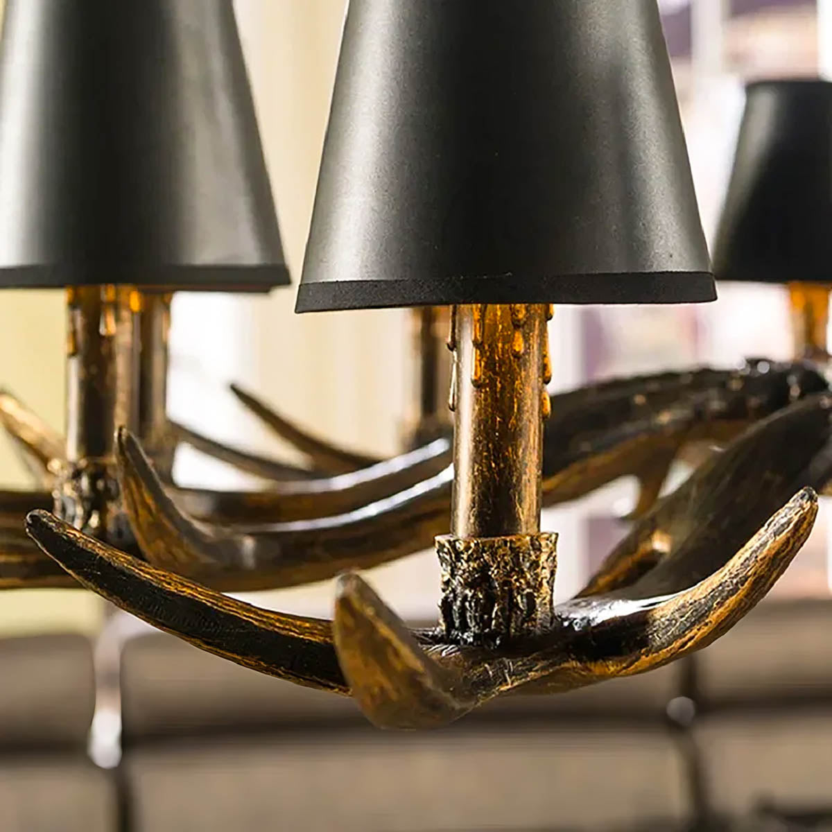 Elmsford Frame Resin Chandelier — gallery image 15