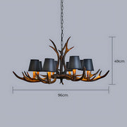 Elmsford Frame Resin Chandelier — gallery image 21