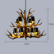 Elmsford Frame Resin Chandelier — gallery image 23