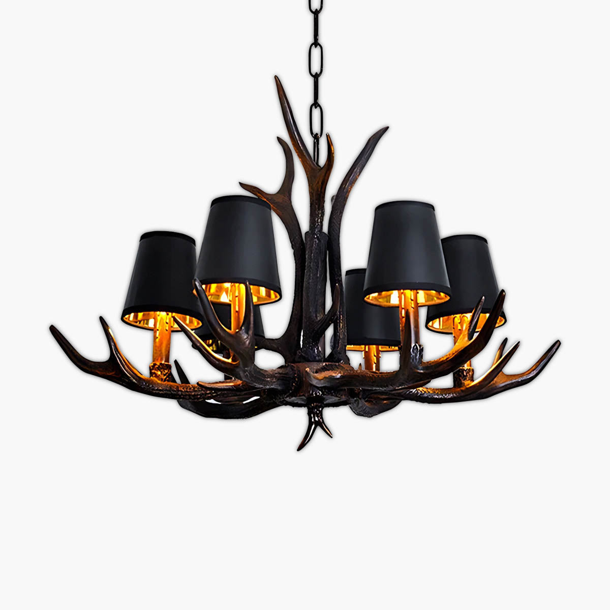 Elmsford Frame Resin Chandelier — gallery image 1