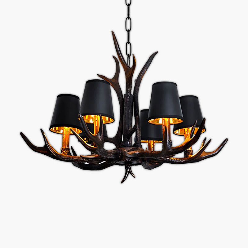 Elmsford Frame Resin Chandelier — gallery image 1