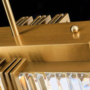 Foxglove Frame Crystal Linear Chandelier — gallery image 7