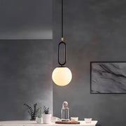 Blackthorn Frame Marble Linear Pendant Light — gallery image 2