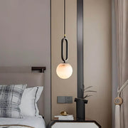 Blackthorn Frame Marble Linear Pendant Light — gallery image 9