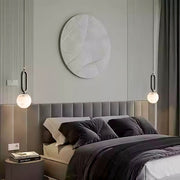 Blackthorn Frame Marble Linear Pendant Light — gallery image 6