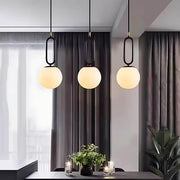 Blackthorn Frame Marble Linear Pendant Light — gallery image 3
