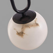 Blackthorn Frame Marble Linear Pendant Light — gallery image 10