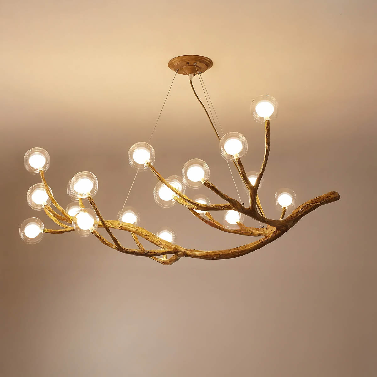 Huckleberry Frame Resin Branch Chandelier — gallery image 13