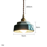 Mapledale Frame Ceramic Pendant Light — gallery image 14