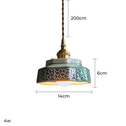 Mapledale Frame Ceramic Pendant Light — gallery image 12