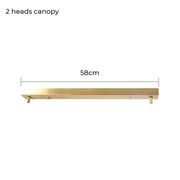 Pemberley Frame Ceramic Linear Pendant Light — gallery image 9