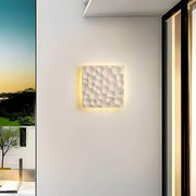 Silverwood Frame Travertine Outdoor Wall Light — gallery image 5