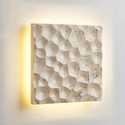 Silverwood Frame Travertine Outdoor Wall Light — gallery image 14
