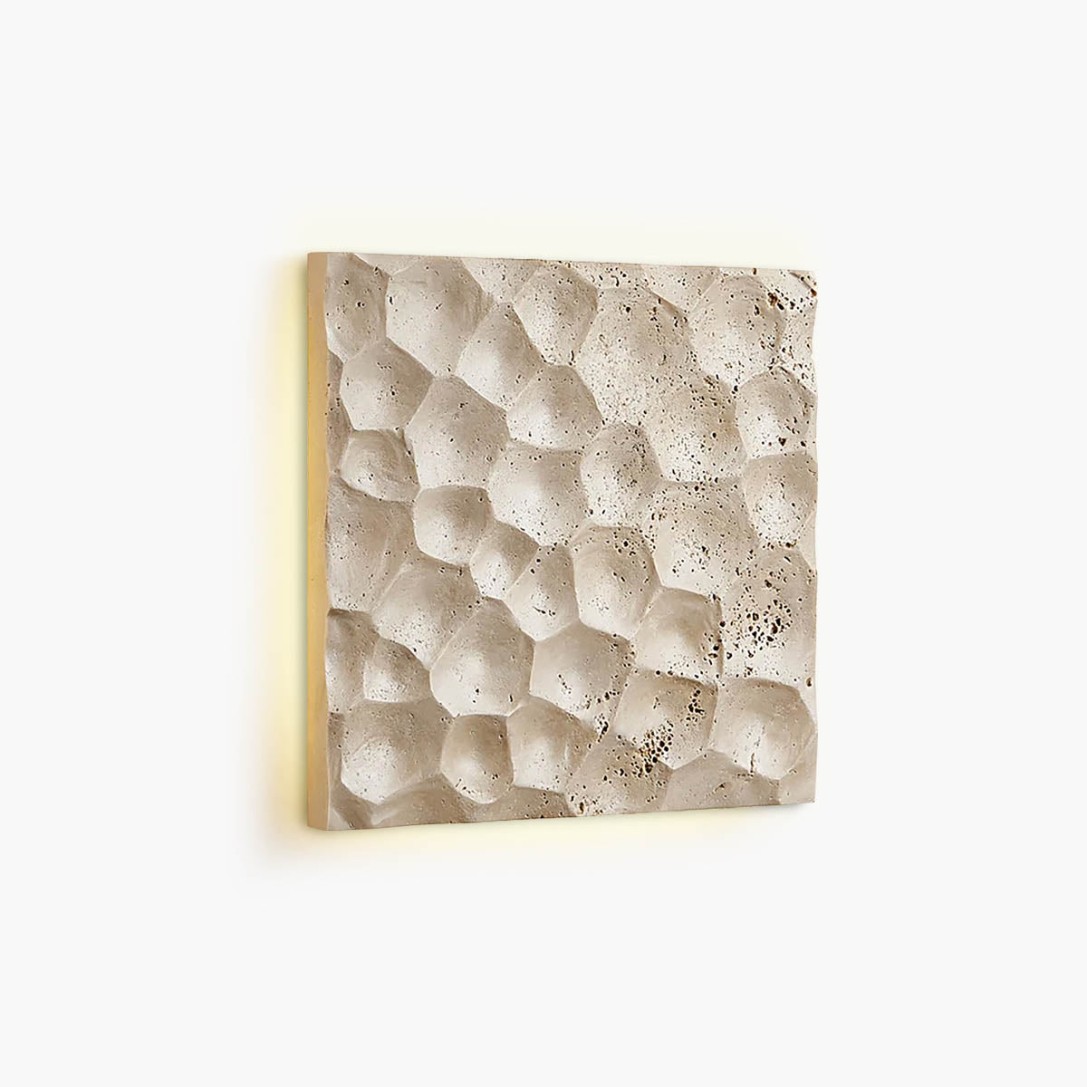 Silverwood Frame Travertine Outdoor Wall Light — gallery image 1