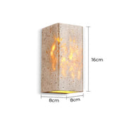 Whitmore Frame Travertine Outdoor Wall Light — gallery image 21