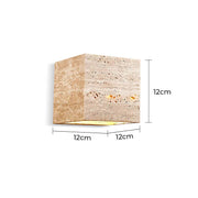 Whitmore Frame Travertine Outdoor Wall Light — gallery image 22