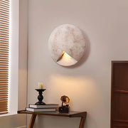 Woodford Frame Travertine Wall Sconce — gallery image 4