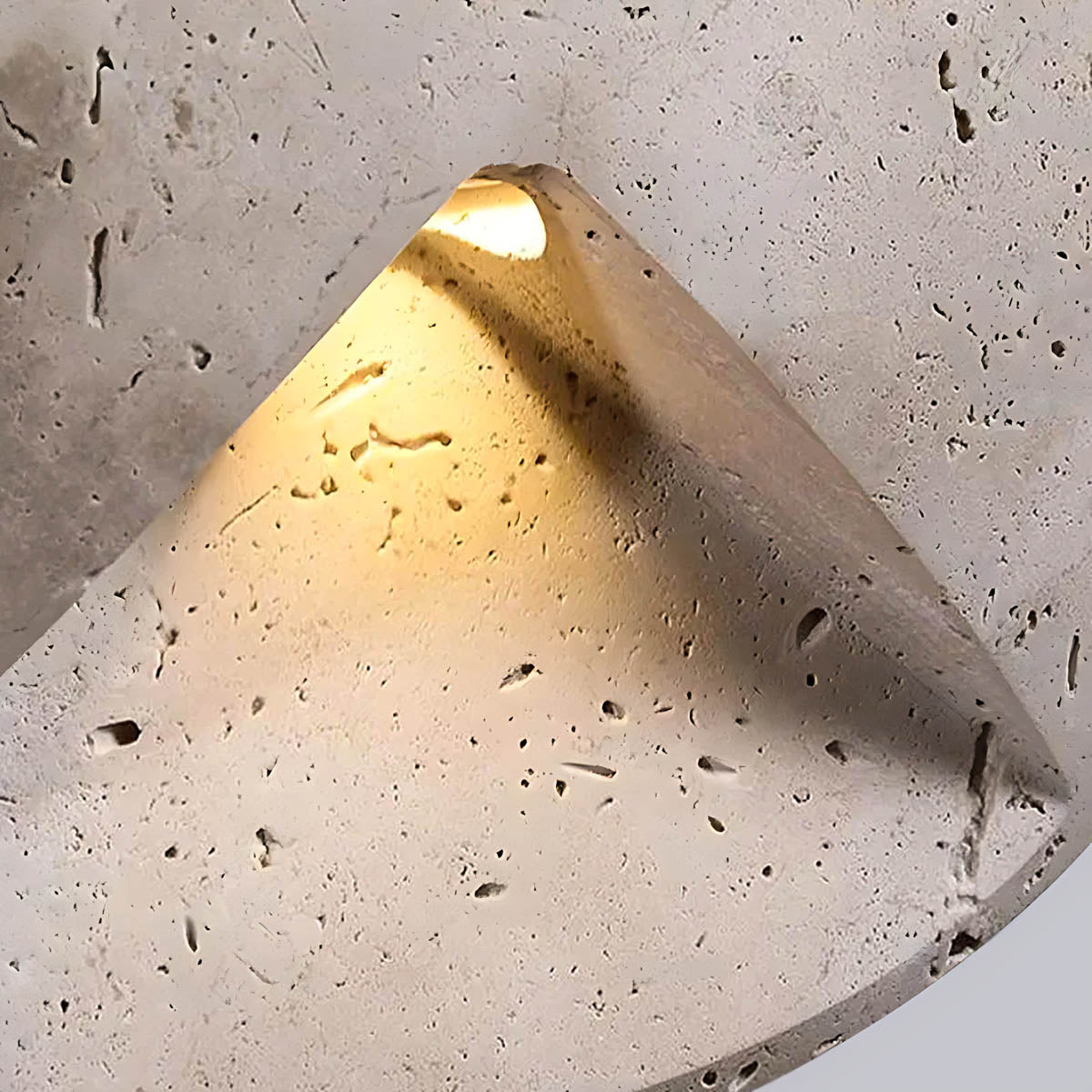 Woodford Frame Travertine Wall Sconce — gallery image 11