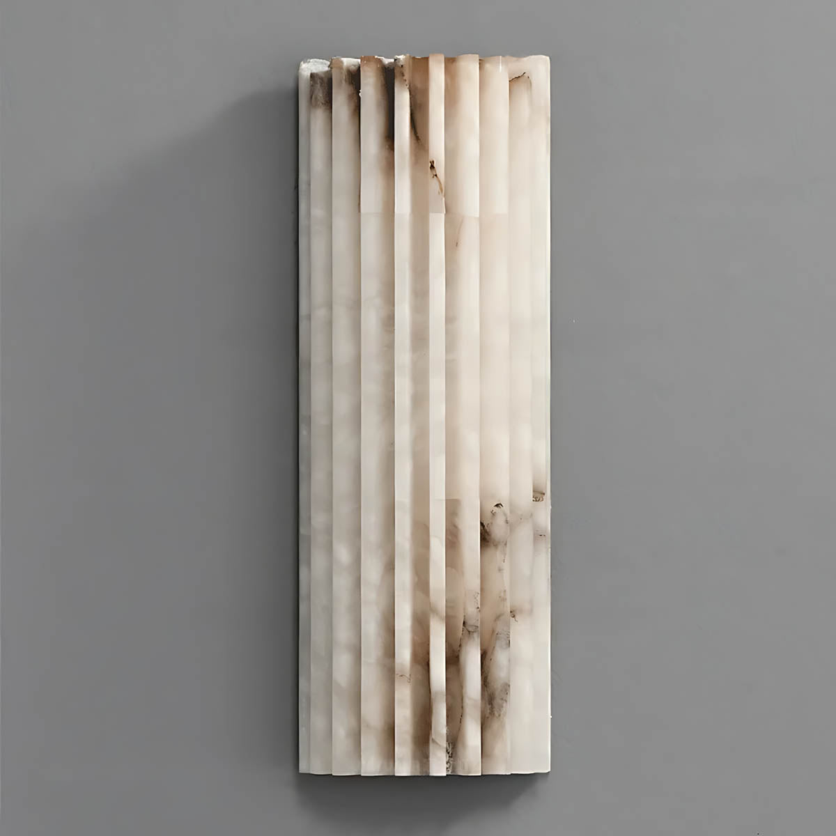 Ashford Vessel Marble Fluted Wall Sconce — gallery image 8