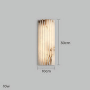 Ashford Vessel Marble Fluted Wall Sconce — gallery image 12