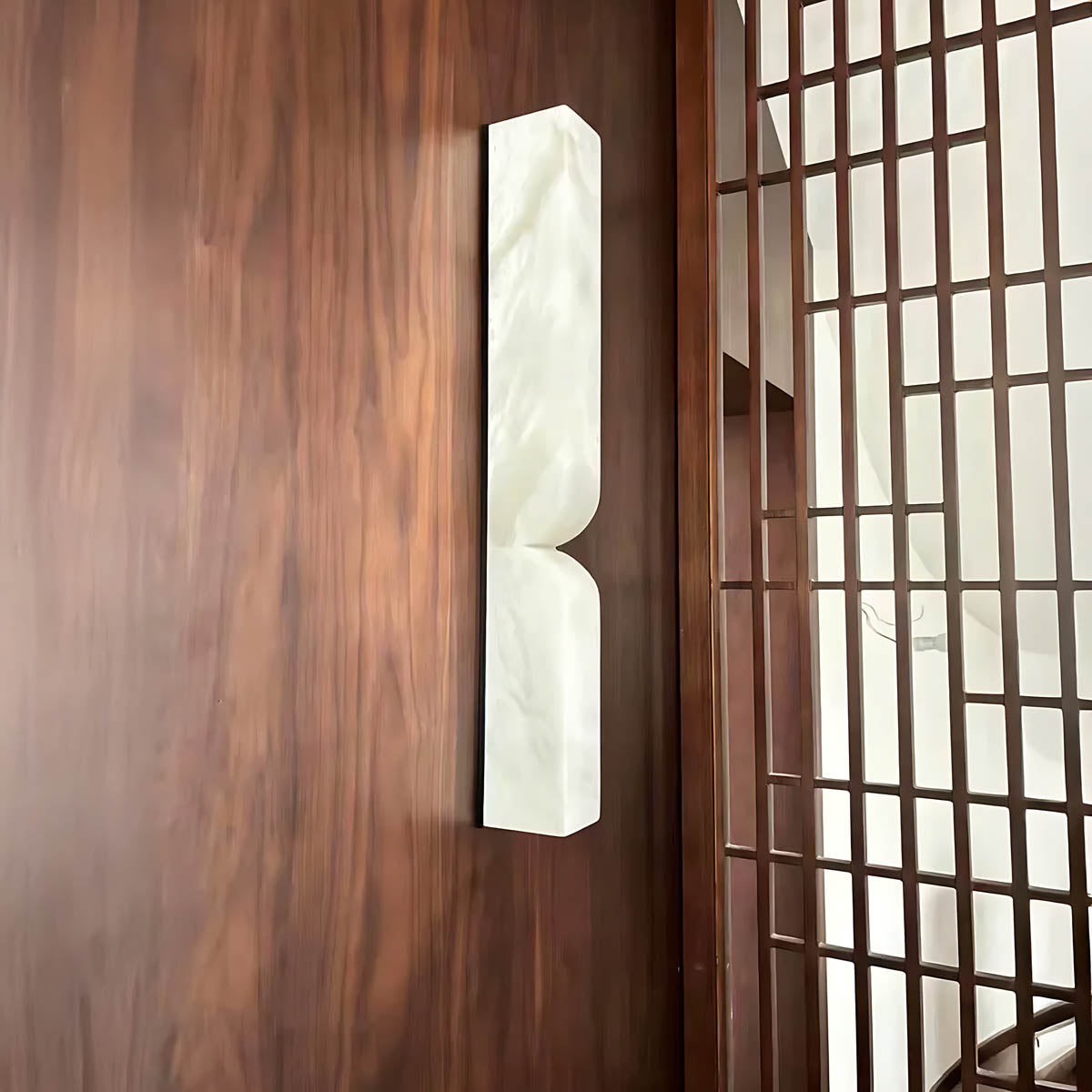 Alder Vessel Marble Hourglass Wall Sconce — gallery image 10