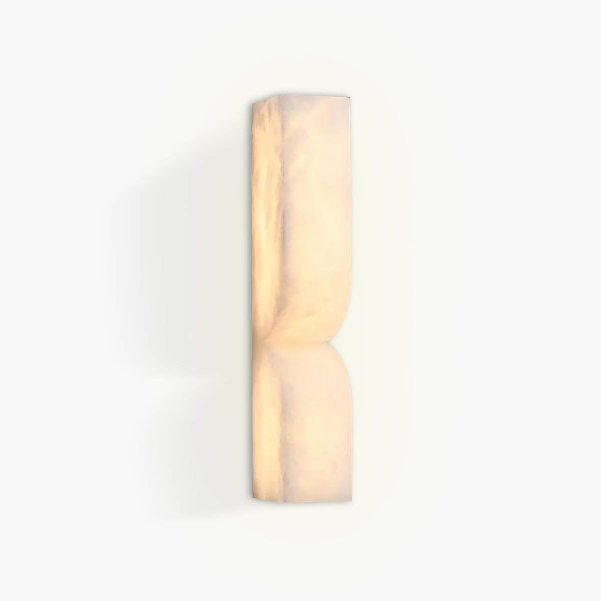 Alder Vessel Marble Hourglass Wall Sconce — gallery image 1