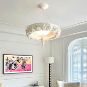Bracken Vessel Resin Ring Chandelier — gallery image 8