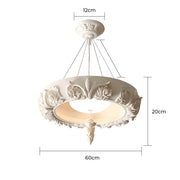 Bracken Vessel Resin Ring Chandelier — gallery image 13