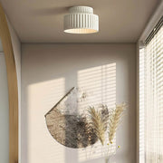 Hollis Vessel Resin Pleated Ceiling Light — gallery image 8