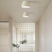 Hollis Vessel Resin Pleated Ceiling Light — gallery image 5