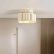 Hollis Vessel Resin Pleated Ceiling Light — gallery image 11