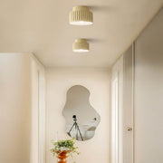 Hollis Vessel Resin Pleated Ceiling Light — gallery image 12